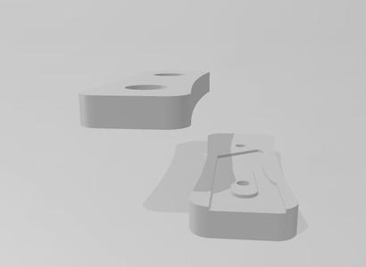 Surgical blade suporte for 3d prints