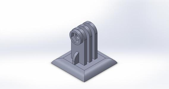 GoPro Mount for Peak Design Plate