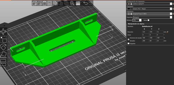 Balda para router