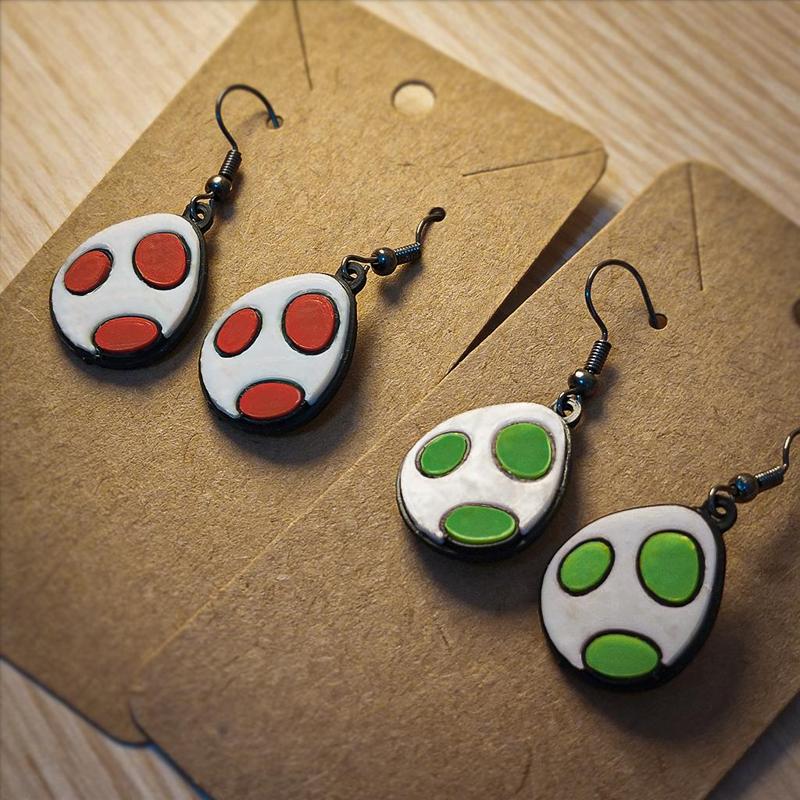 3D Yoshi Egg Earrings from Super Mario - Fun Gamer Jewelry