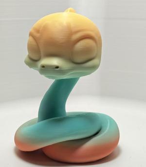 Snake model printed in the Year of the Snake