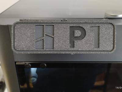Monitor cover for Bambu Lab P1 series - P1P P1S 