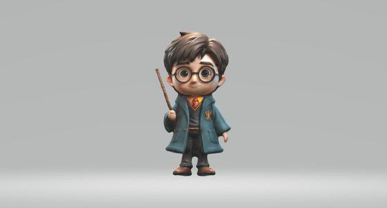 Harry Potter Figure with Wand