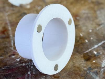 Magnetic dust pipe connector (63mm pipes)
