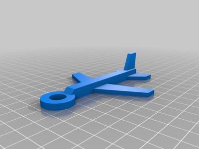 Plane Keyring