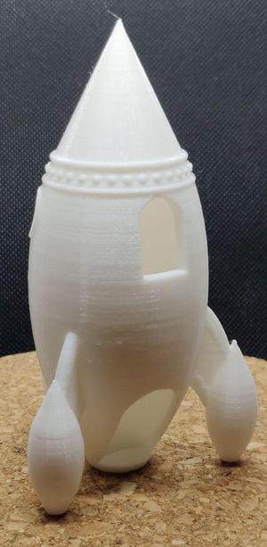 Retro Rocket Dice Tower