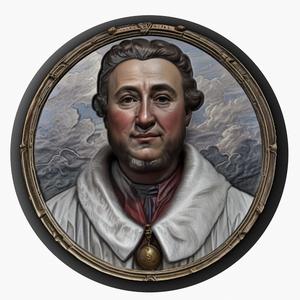 George Berkeley medallion pendant