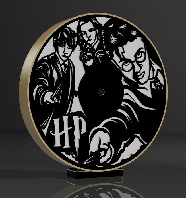 Harry Potter Clock Lamp