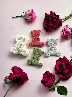 lovey bear stl file download polymer clay cutter for jewelry cookie cutter