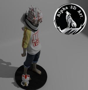 Okarun Dandadan 3D Model