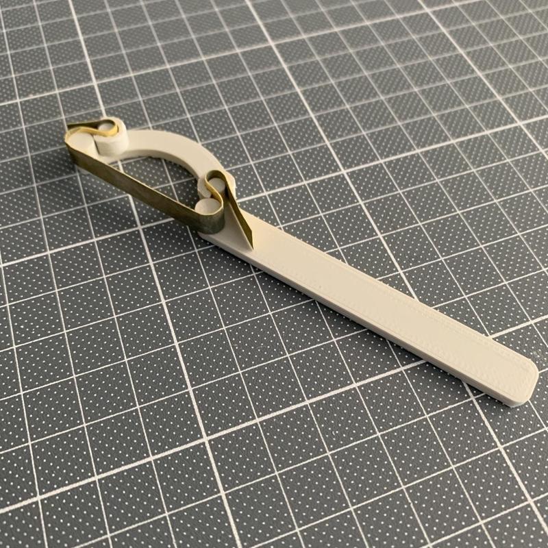 Elastic sand paper file for modeling