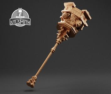 Morne's Great Hammer Dark Souls 3 Life Size Prop STL