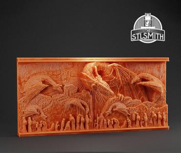 Sinh Mural Wall Dark Souls 2 Miniature STL