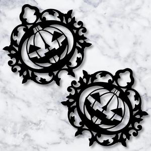 jack o lantern earrings halloween earrings jewelry necklace