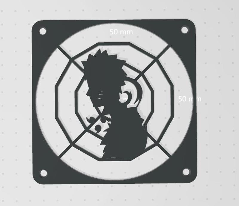 Naruto 120mm fan grill