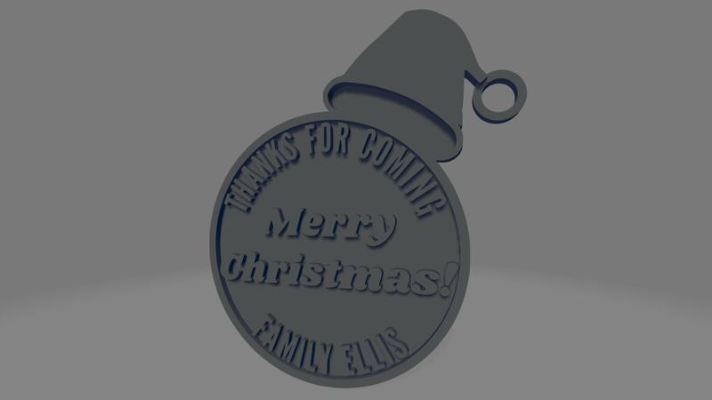 'Merry Christmas' Keychain - Ellis Family Edition, Perfect Holiday Gift!