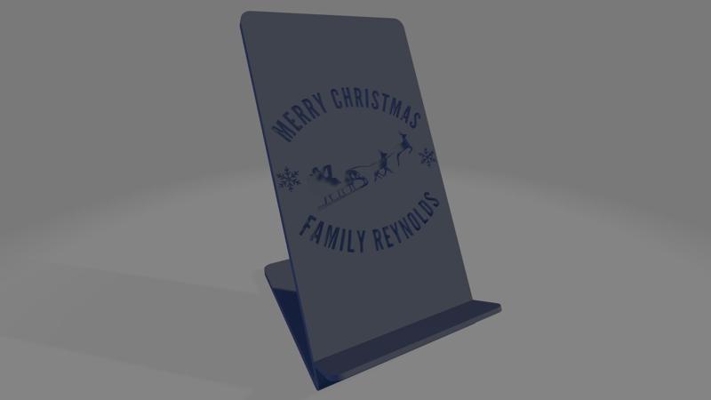 Reynolds Family Christmas Phone Stand – The Perfect Holiday Gift!