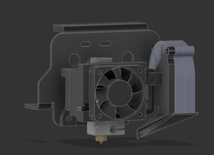 CR10 v3 (and v2) for v6 and volcano hotend mount