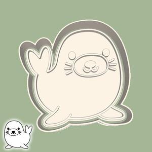 Animals cookie cutters - fur seal (style 1)