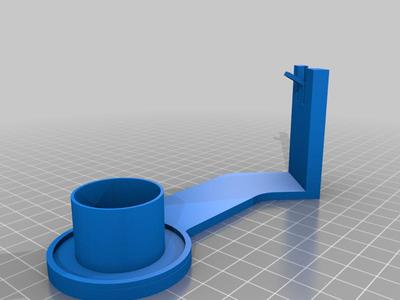 Kitchen paper roll bracket