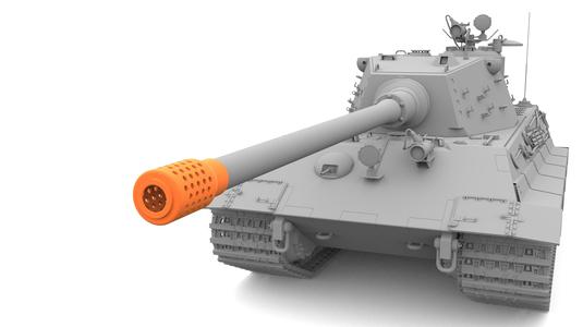 128 mm Muzzle Brake