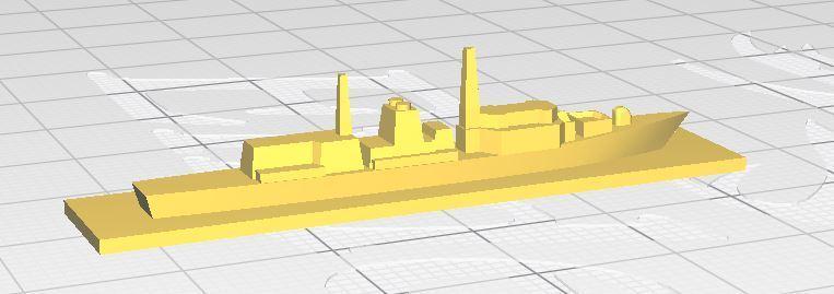 Type 23 Frigate - 1:3000