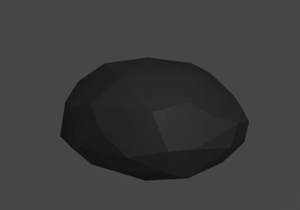 low poly rock