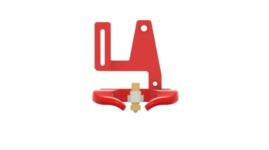BiQU H2 Volcano Nozzle 5015 Fan Duct, Mount and BLTouch Spacer