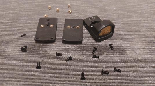 AIRSOFT Hi-Capa 4.3 Reddot mount plate set