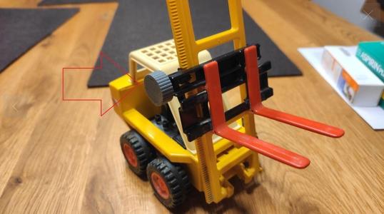Playmobil Gabelstapler Forklift 3506 Zahnrad Gear (Alternative Replacement))
