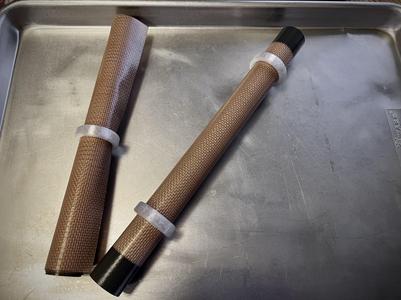 Stay ring for silicone baking mat