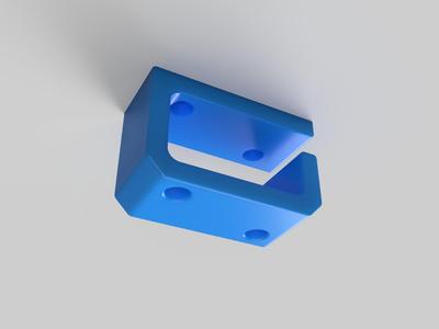 Cable desk mount