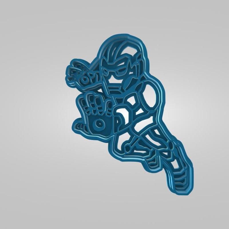 Iron Man, Spiderman Imprint Cookie Cutter from Spidey and His Amazing Friends