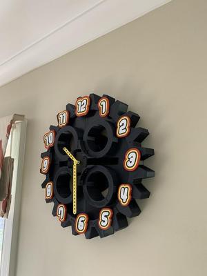Large Lego Technic Clock