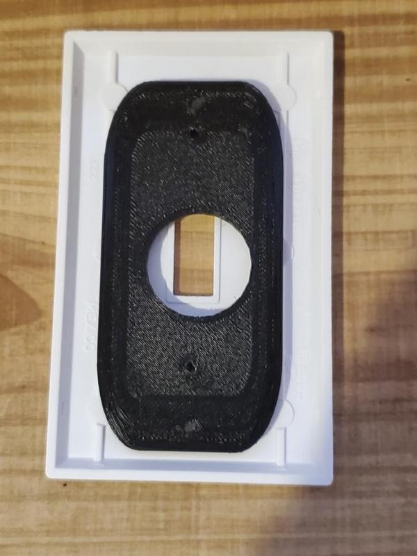 Coaxial Cable Wall Plate Adapter for Cover