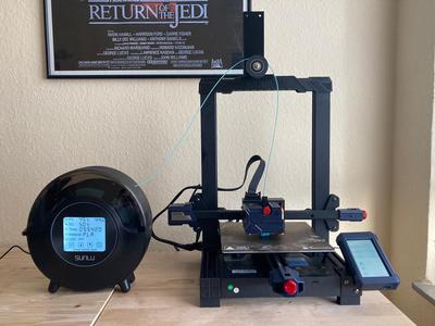 Filament guide with bearing for Anycubic Kobra