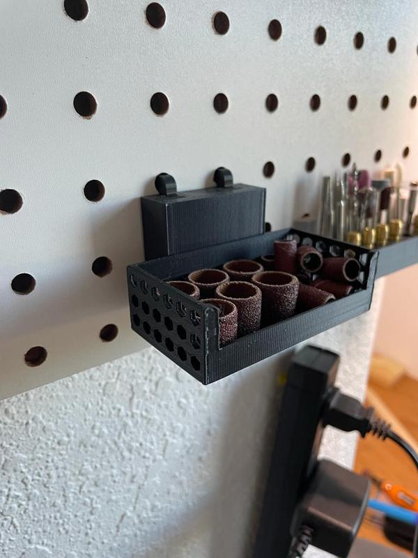 Basket Attachment for Universal Peg Board