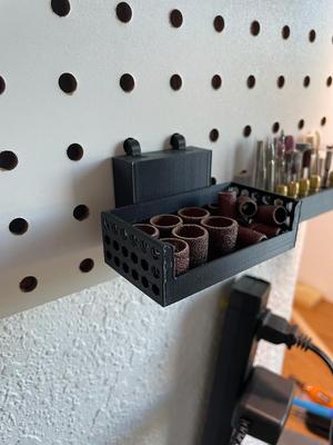 Basket Attachment for Universal Peg Board