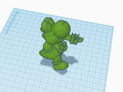Yoshi chopsticks holder.