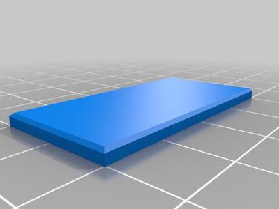 Base for 6mm micro armour vehicle