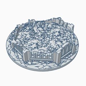 Gothic Destroyed Building 16 (124-131) GD015
