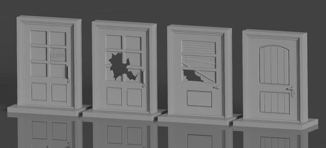 Zombicide modern doors