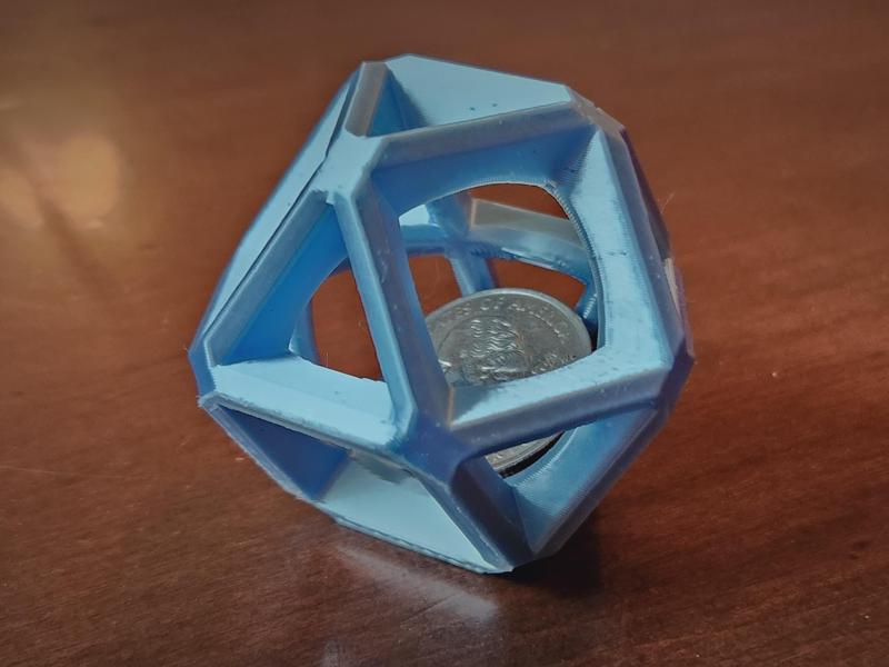 Quarter or Euro Prison (Coin Trap)