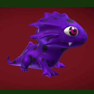 Adorable Kawaii Dragon Baby