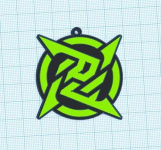 Ninjas in Pyjamas (NiP) Logo (Keychain)