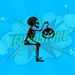 Halloween skeleton Wall Art Decor