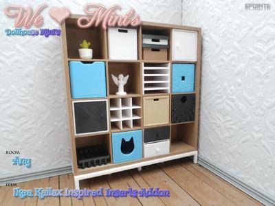 Dollhouse - Ikea Kallax Inspired Inserts 1:18 1:12