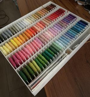 Embroidery Thread Organizer Box