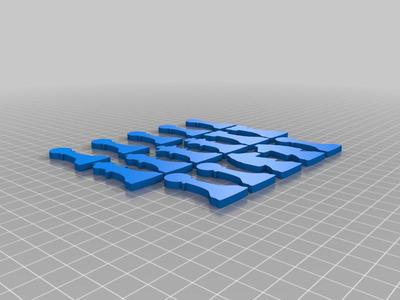 2D Chess Set - Model A2