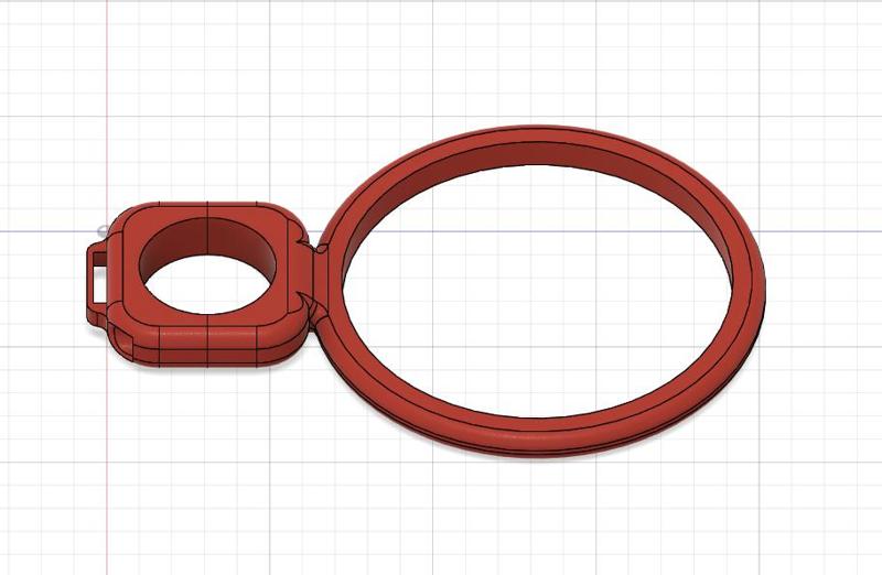 2 in 1 keychain and glass holder four stroller